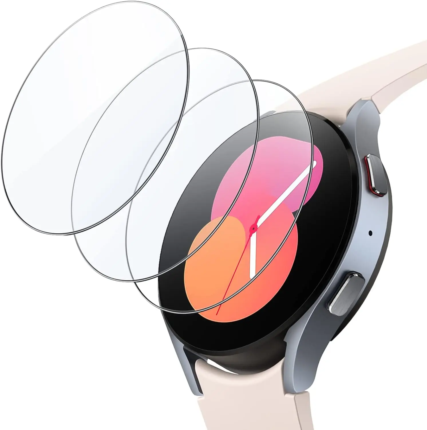 Vetro Temperato Per Samsung Galaxy Watch 5 Pro/5/4 44Mm 40Mm Proteggi Schermo Antigraffio Per Galaxy Watch 5 Pro/4/5 Smartwatch