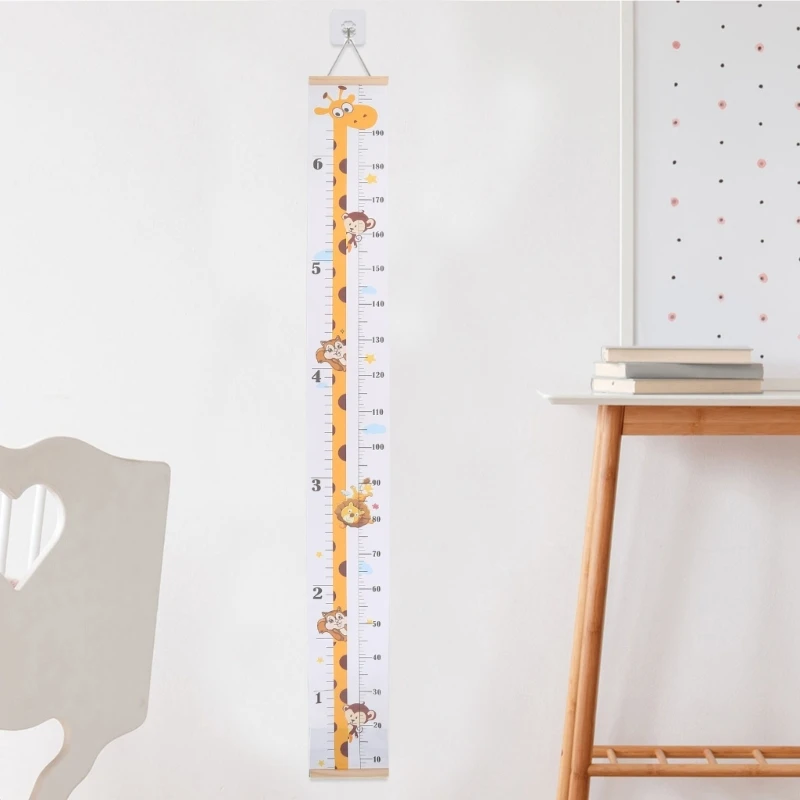 Baby Height Measurement Tool Removable Roll Up Kids Height Measure Chart Measure and Kids Growth