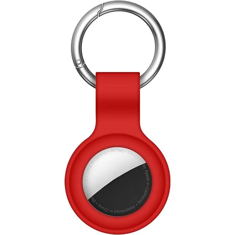 Silicone Protective Keychain Cover for Airtags - Pet Collar and Accessory Holder