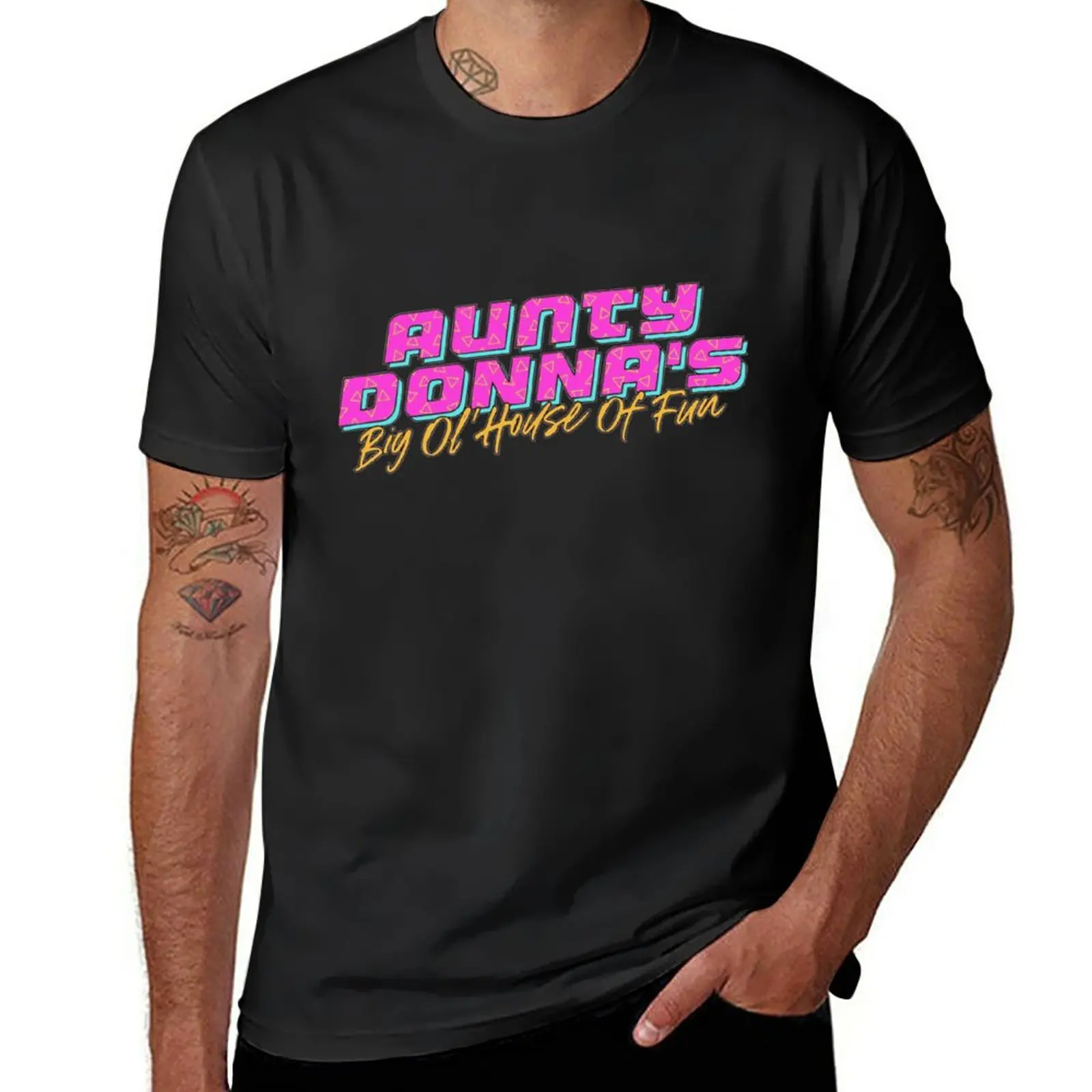 

New Aunty Donna's Big Ol' House Of Fun T-Shirt plus size t shirts heavyweight t shirts black t shirts for men