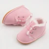 KIDSUN Winter Baby Snow Booties Warm Infant Boy Girl Toddler Shoes Rubber Sole Anti-slip Soft Newborn First Walkers Crib Shoes 6
