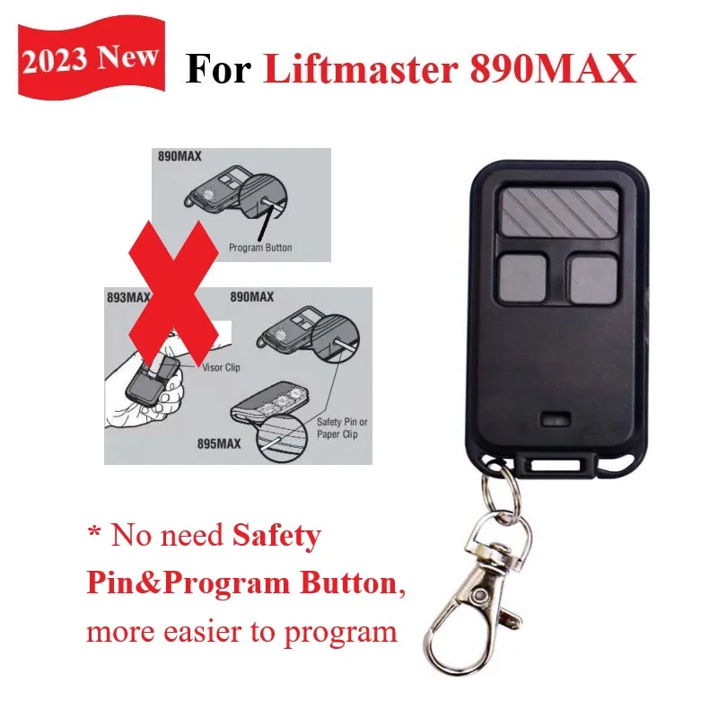 

NEW 890MAX Remote For Liftmaster 890max 893max 971LM 893LM 373LM Garage Door Transmitter Remote Control