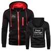 Fashion Personalized Hoodies Men Casual Custom Logo Zipper Jacket Fleece Warm Sweatshirts High Quality Hip Hop Coat Sudaderas 1