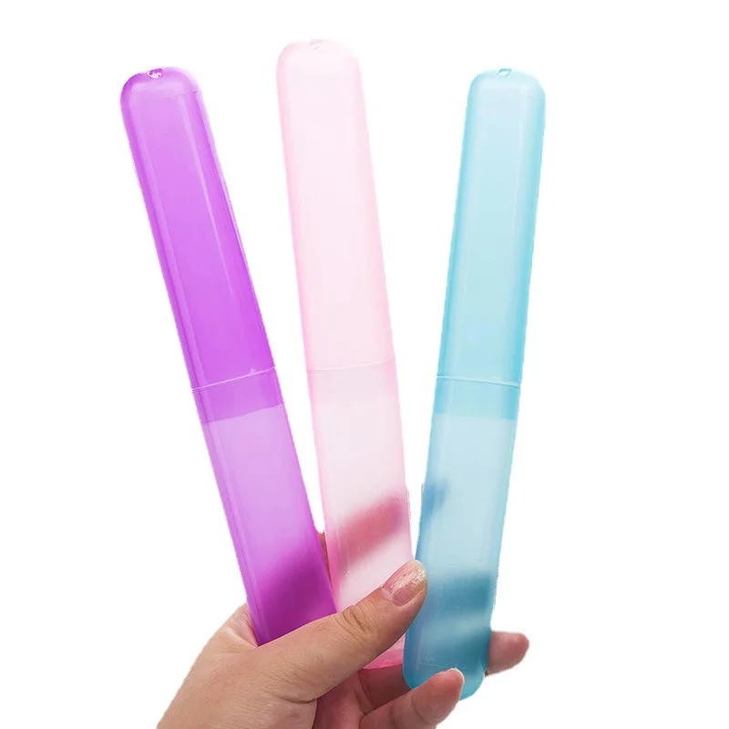 10Pcs Travel Portable Toothbrush Cup Bathroom Toothpaste Holder Storage Case Box Organizer Travel Toiletries Storage Cup New Cre
