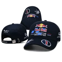 1PC Fashion Luxury Red Bull Baseball Hat Embroidered Red Bull Racing Hat Suitable for Men and Women Adjustable Red Bull Sun Hat 2