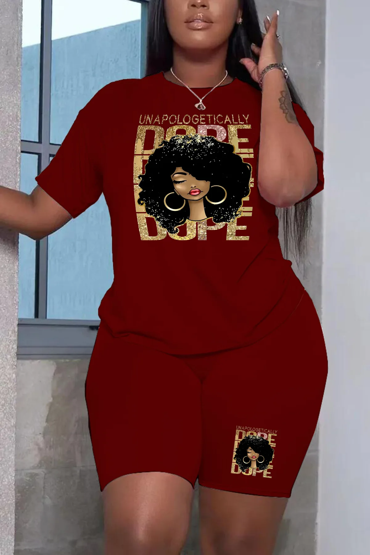 

Summer Women's Printed Commuter Set 2 Piece Sets Womens Outfits