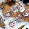 2m/Roll Laser Silvery Snake Flower PET Washi Tape Transparent Roll Stickers Decorative Tape For Diary Scrapbooking Journal 3