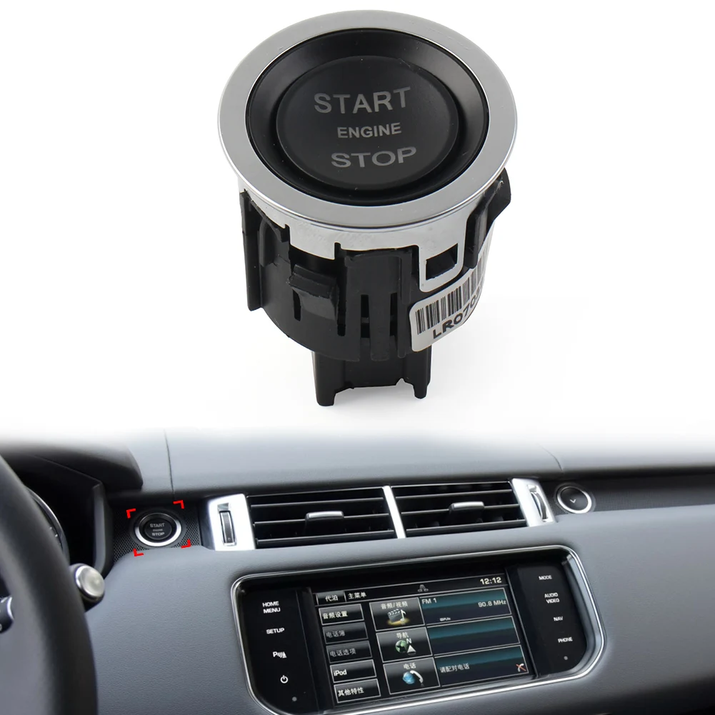 Pulsante Interruttore Di Accensione Arresto Avviamento Motore Auto Per Land Rover Discovery Sport Range Rover Sport Evoque Velar Lr5 Lr070381