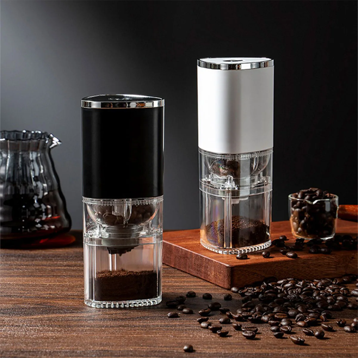 

Portable Electric Coffee Grinder Type-C USB Charge Ceramic Grinding Core Home Coffee Beans Pulverizer Grinder