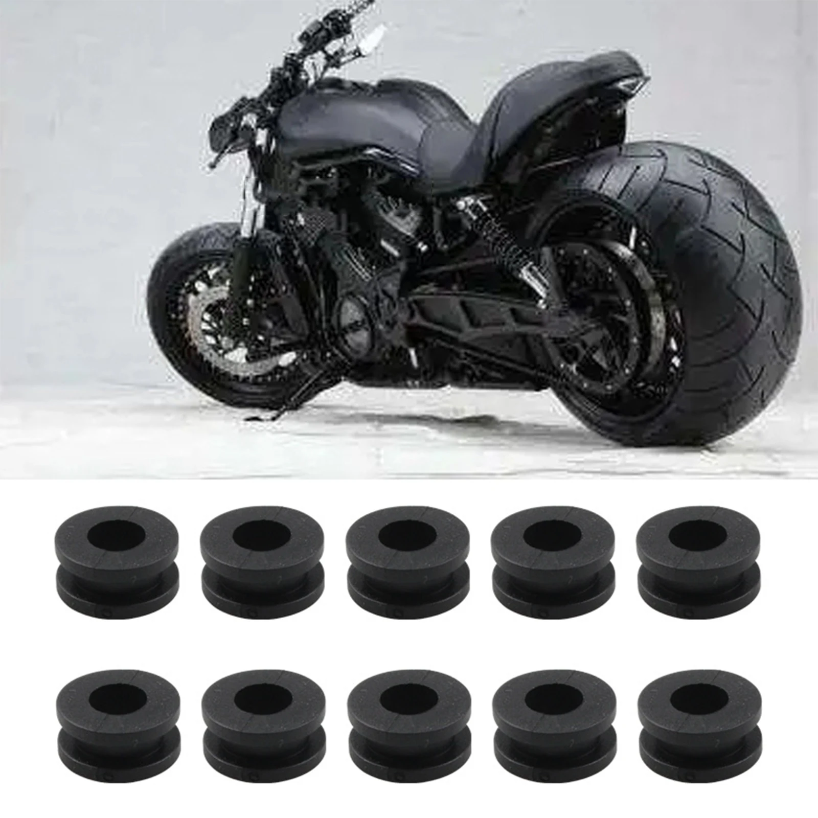 

Motorcycle Side Grommet Cover Rubber Bolt Kit For Yamaha For Honda CBR For Suzuki GSXR For Kawasaki Ninja ZX Gasket Fairing