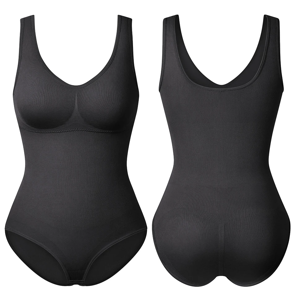 Women Shapewear Bodysuit Seamless Tummy Control Body Shaper Tank Tops Compression Shirts Waist Trainer Vest Slimming Underwear target shapewear