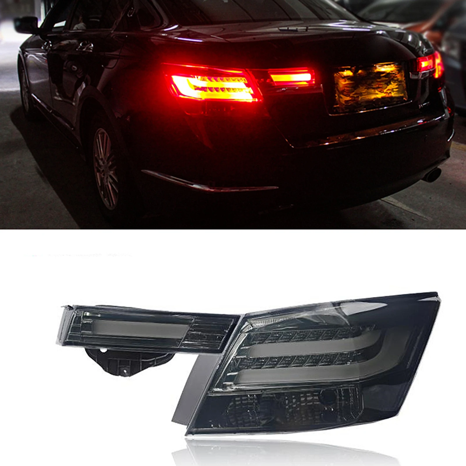 

LED Taillight Car Rear Trunk Lid Side Boot Signal Taillamp Bulb For Honda Accord 8th 2008 2009 2010 2011 2012
