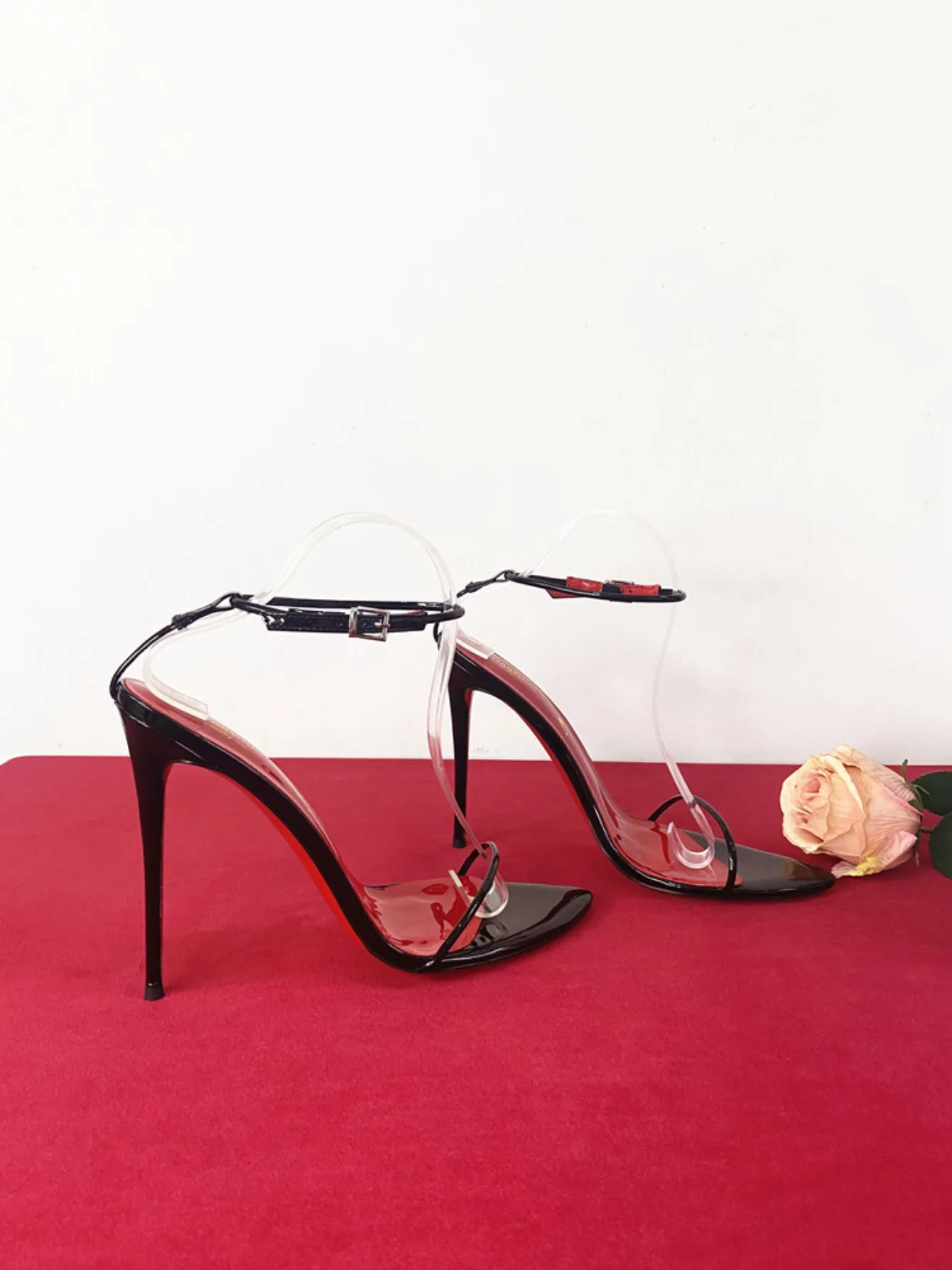 PlatiNum High-Heeled Sandals - Strap Detail