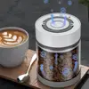 600/950ml Great Sealed Tank Convenient Airtight Container Safe Mildew-proof Electric Vacuum Coffee Beans Glass Canister 1