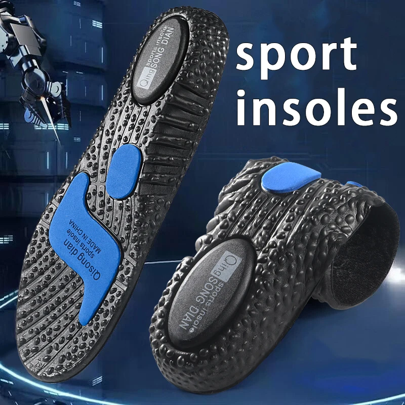 Coussinets de soutien de la voûte plantaire, Inserts orthopédiques, semelles intérieures de Sport pour chaussures hommes et femmes, semelle intérieure de course confortable pour pieds, paniers antidérapants - miniature 2