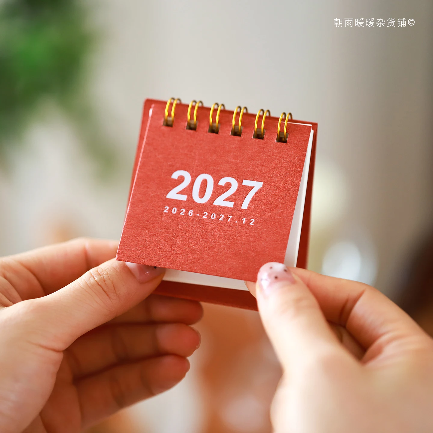 Calendario Mini 2026-2027 Stile Ins, Semplice Planner per Lavoro e Studio, Calendario da Scrivania, Ornamento da Tavolo - immagine 3