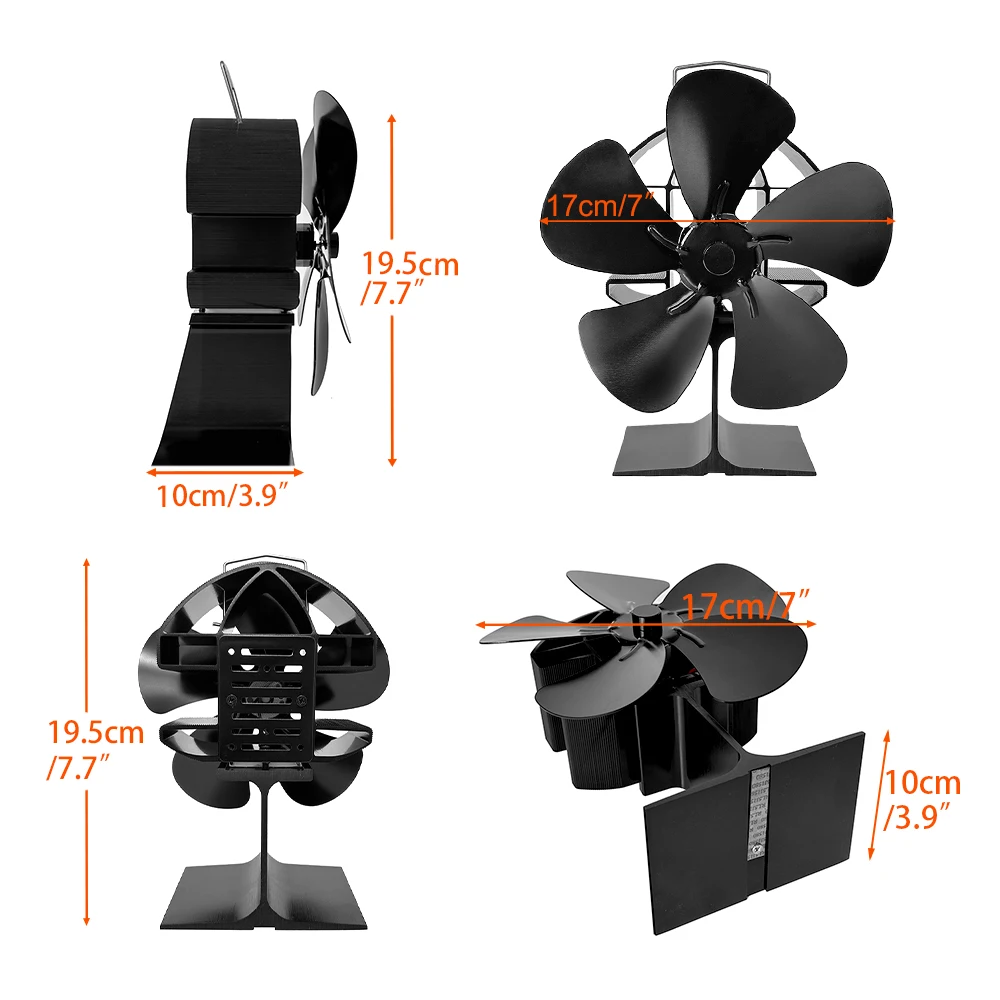 Рисунок 4 - Черная модель, 5 лезвий