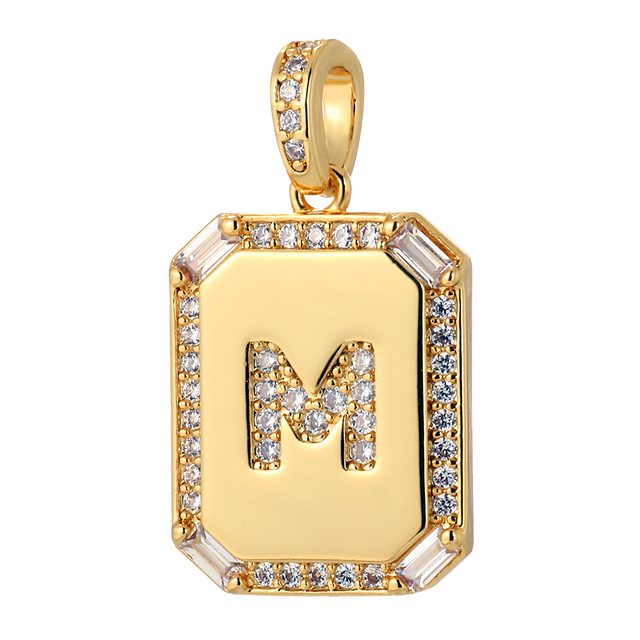 26 Letter Alphabet Charms for Necklace Keychain Diy Accessories Gold Name Charms for Jewelry Making Supplies initial pendant