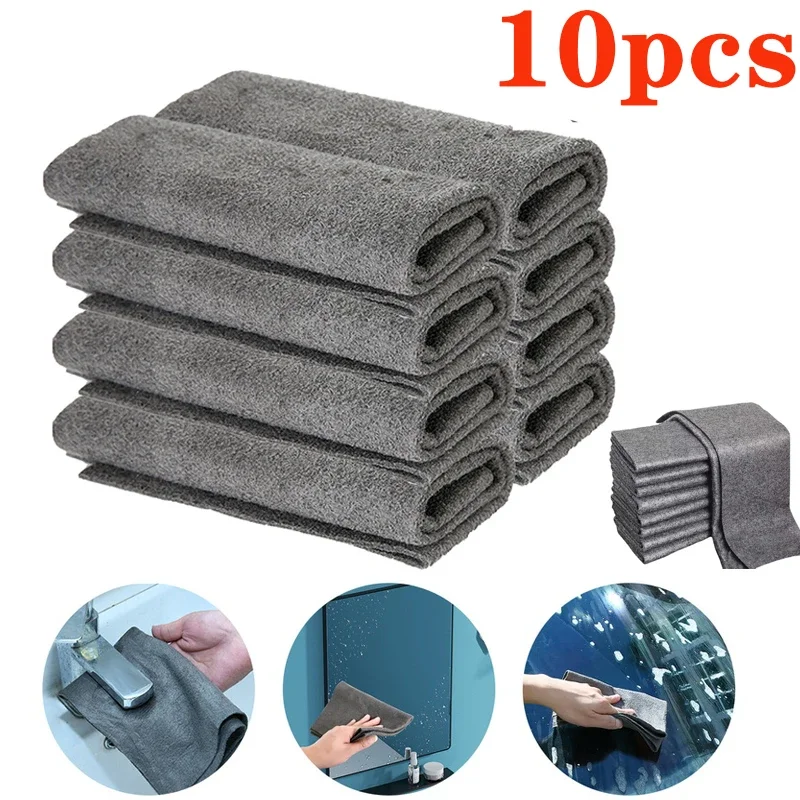 

Towel Cleaning Cloth For Windows Thickened Magic Microfiber Washing Rags Wipe Auto Glass Reusable Kitchen Mirrors