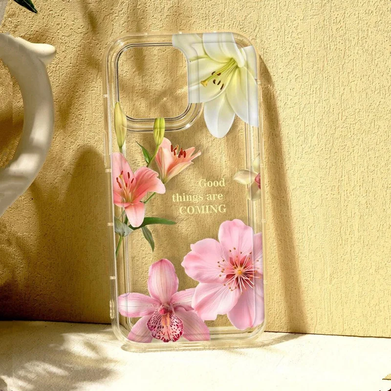 รูปสินค้า เคสโทรศัพท์ลายดอกไม้สไตล์วินเทจ