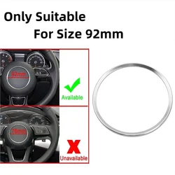 Luxury Car Steering Wheel Decoration Ring Trim Cover Sticker (Silver)
