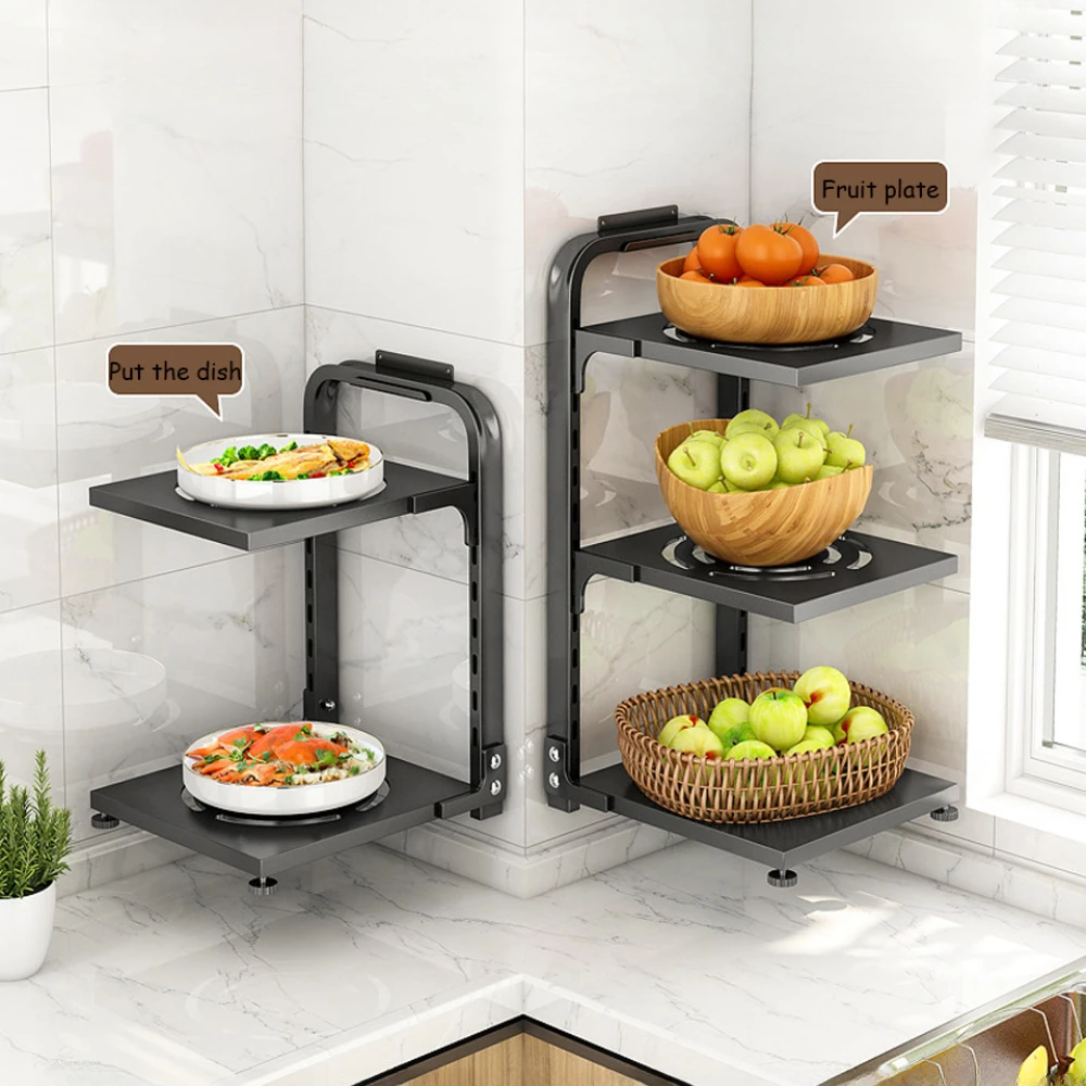 Sink Layered Pot Rack Free Layering Kitchen Pans Organizer Rustproof Snap-On Stainless Adjustable Pot Storage Rack Under Cabinet 4