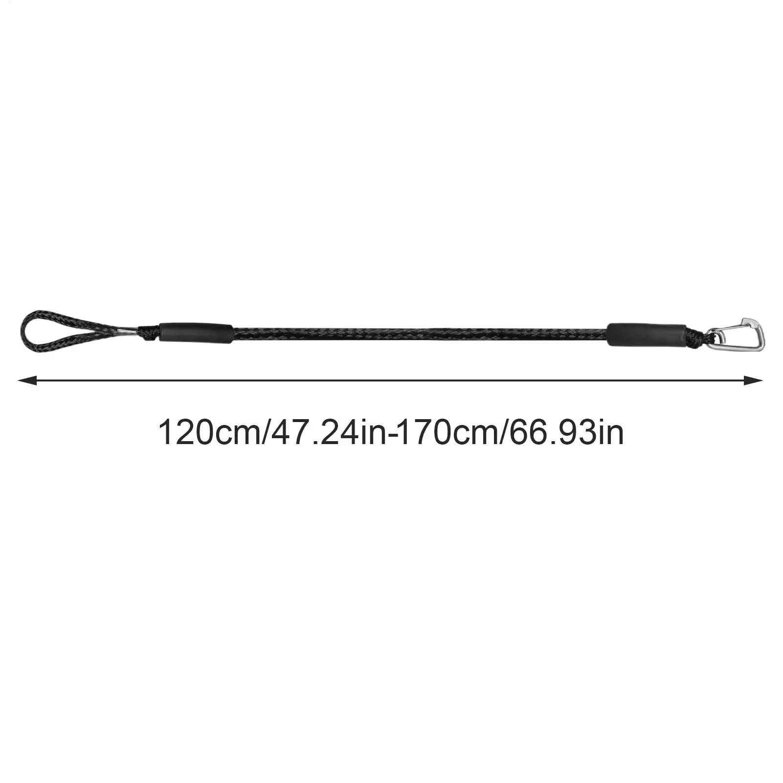 Dock Lines 3.94-5.58 Feet Heavy Duty Canoe Accessories Tubing Tow Rope For Lake River Beach Sea Snow Sledding Wakeboarding