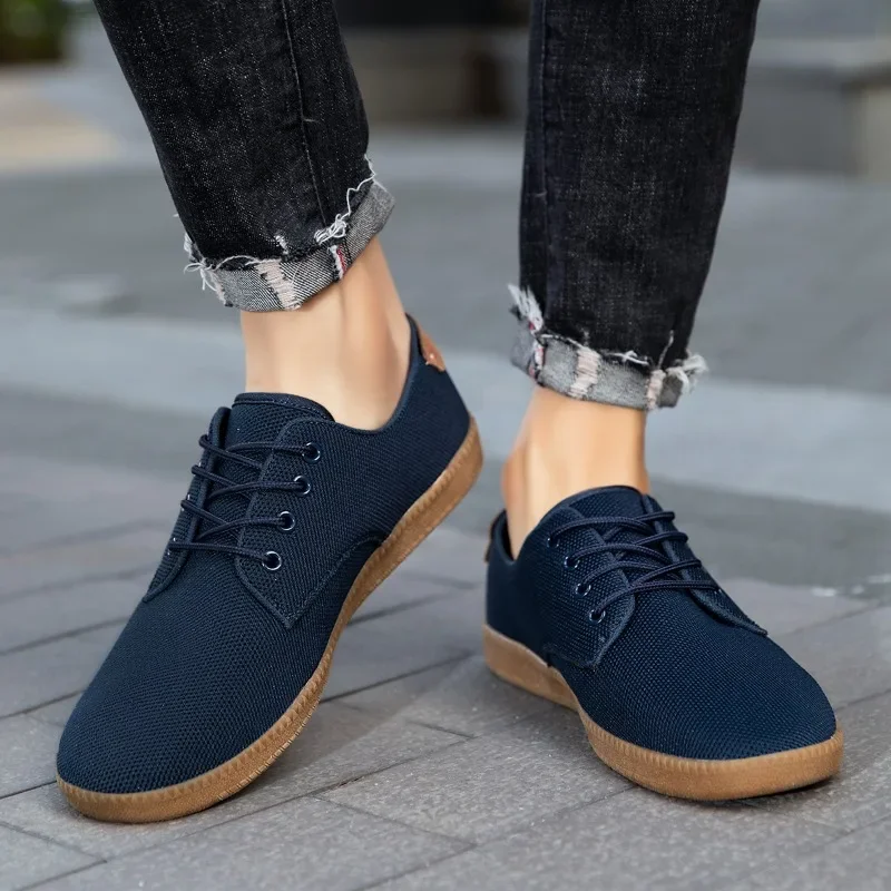 Men Canvas Shoe Casual Sneaker for MenLight Slip-on Vulcanized Comfortable Male Flats Loafers Shoes Trainers Zapatos Hombre 4