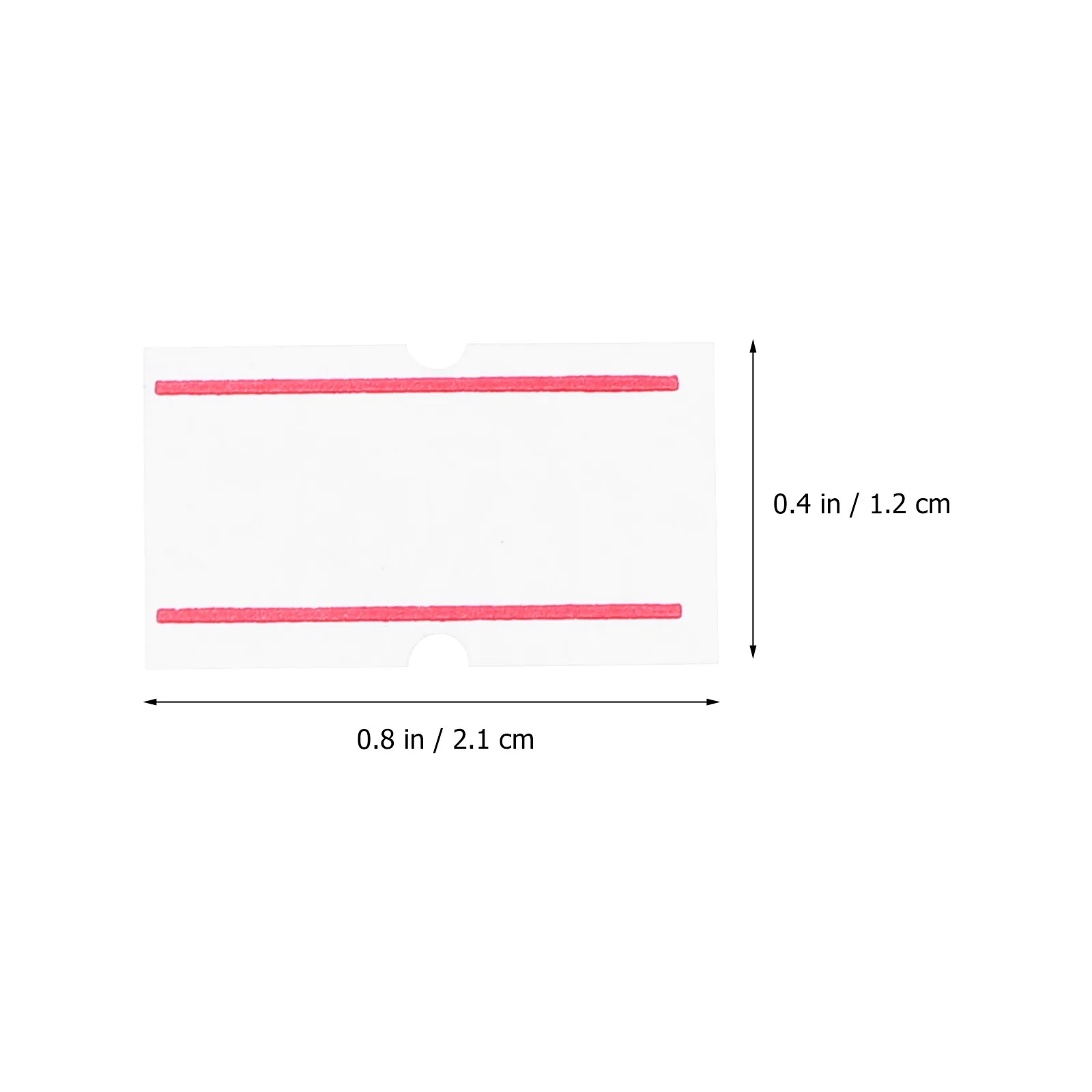 30 롤 화이트 가격 라벨 용지 슈퍼마켓 식품점 과일 가게용 자체 접착 가격표 스티커 더블 클리어