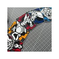 Anime Kamen Rider Embroidered Velcro Badge Knight Dragoon Hero Badge Armband Morale Badge Backpack Accessories 9cm
