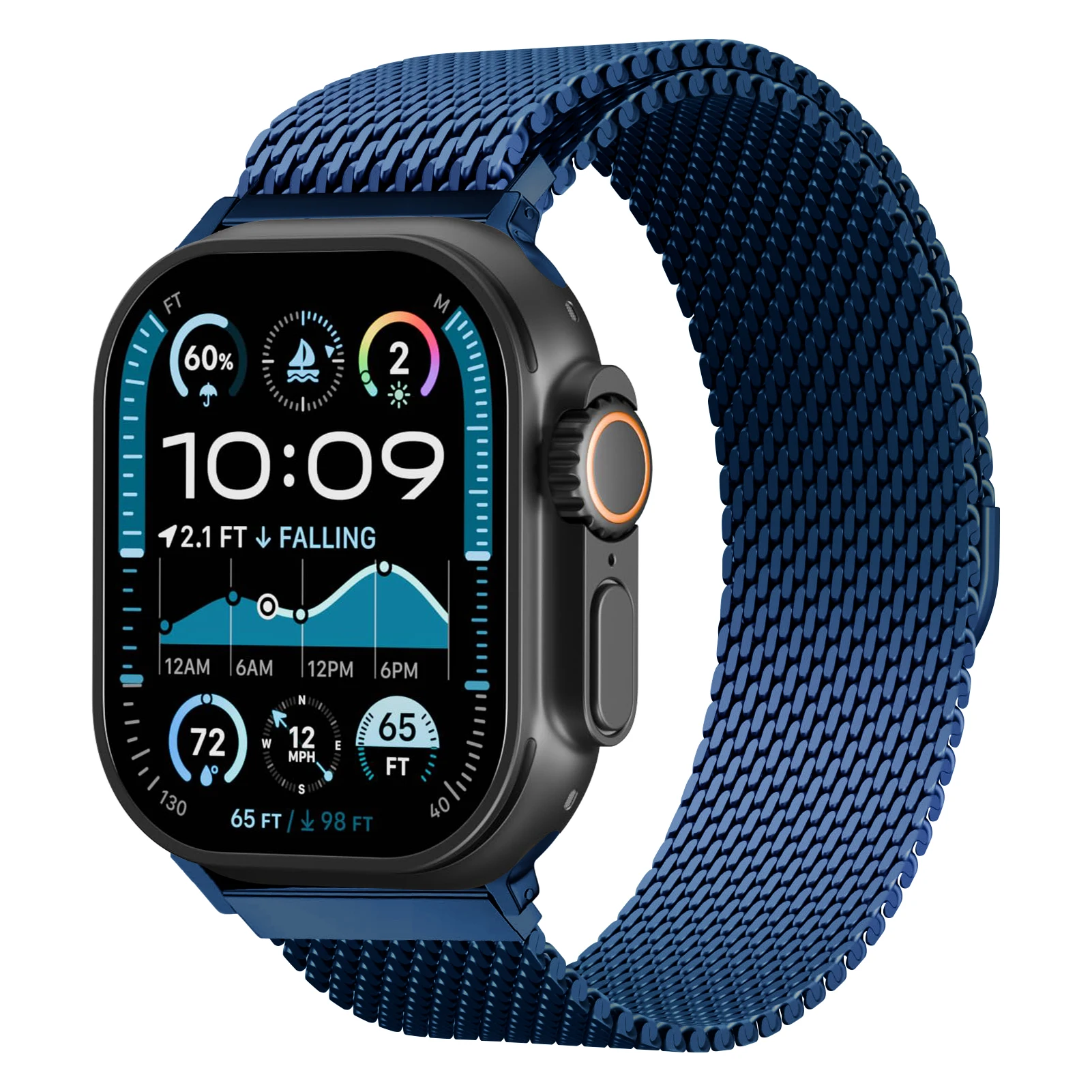 Sleek Magnetic Milanese Metal Watch Strap Bracelet