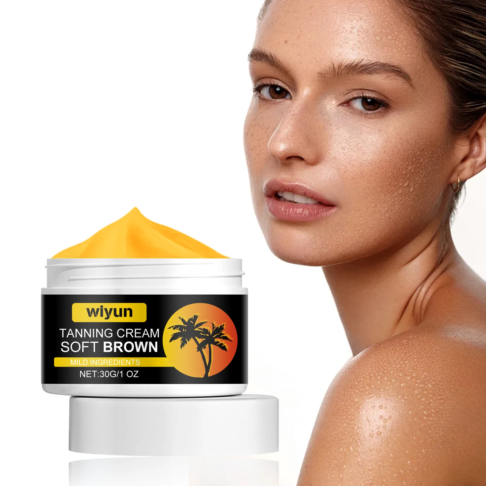 5 Second Self Tanning Cream Intensive Sunless Self Tanning Body Bronzer Gel Brown Accelerator Gel Bronzer Lotion