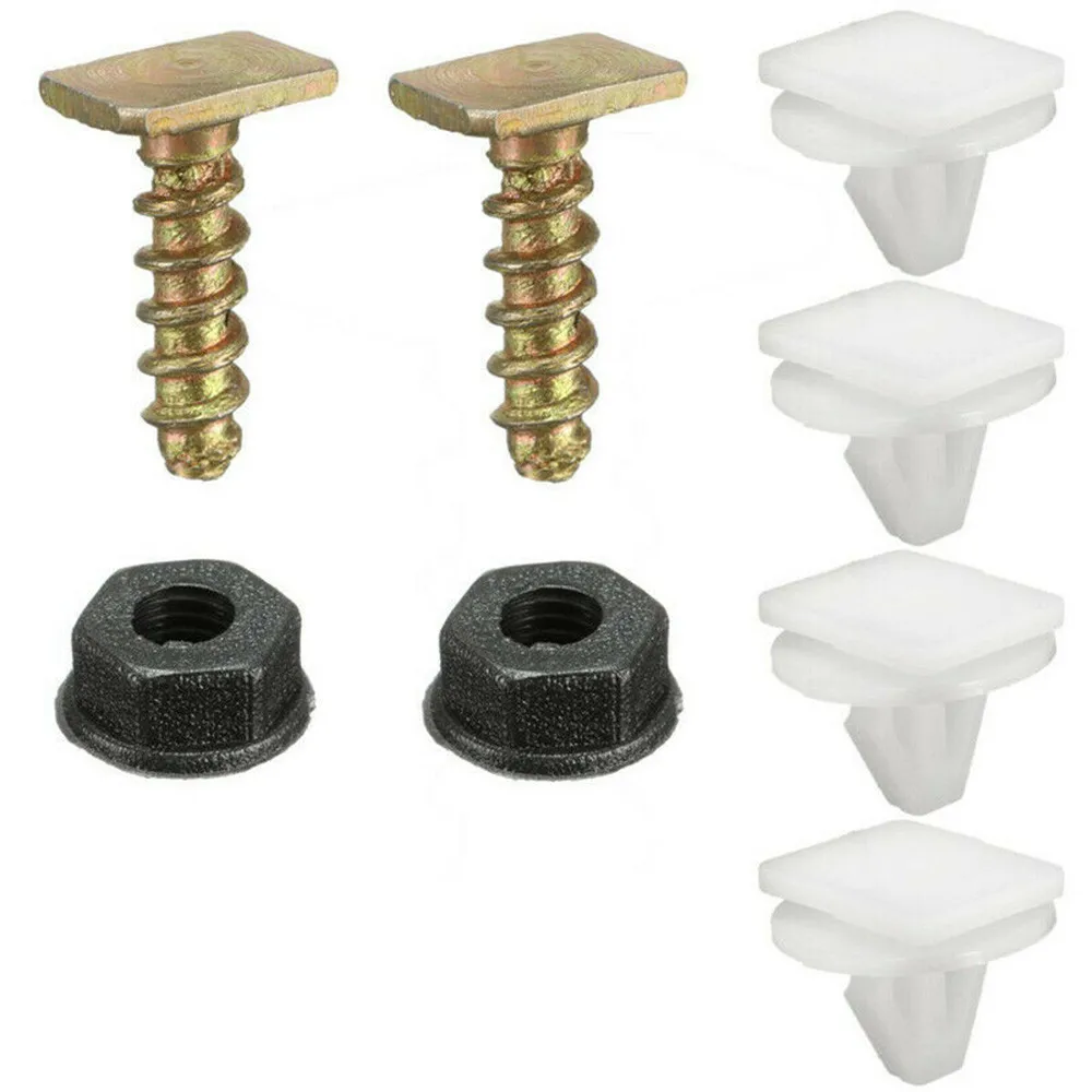 

8x Car Mud Flaps Fender Front Wheel Arch Trim Fastener Clips Plastic & Metal Screw Nut Set For Corsa C 1406925, 9130754