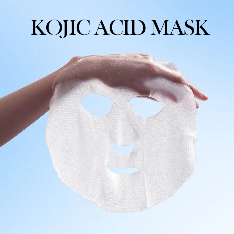 30pcs SADOER Kojic Acid Face Mask Hydrating Brightening Moisturizing Facial Masks Sheet Beauty Skin Care Product