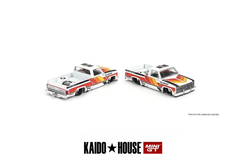 

Kaido House x MINI GT 1:64 Silverado KAIDO WORKS V1 литая модель автомобиля