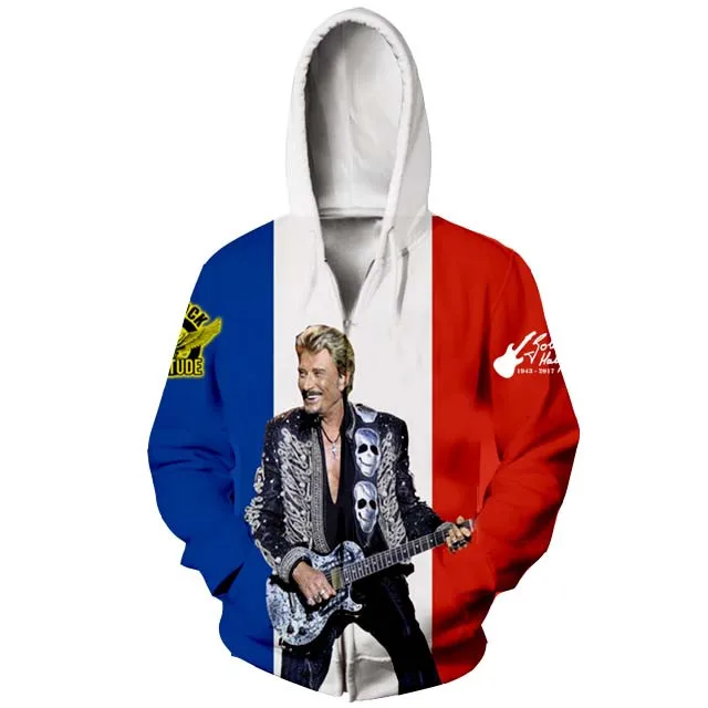 2023NewFrenchRockSingerJohnnyHallyday3dZipHoodieMenandWomenFashionCoolZipper.jpg