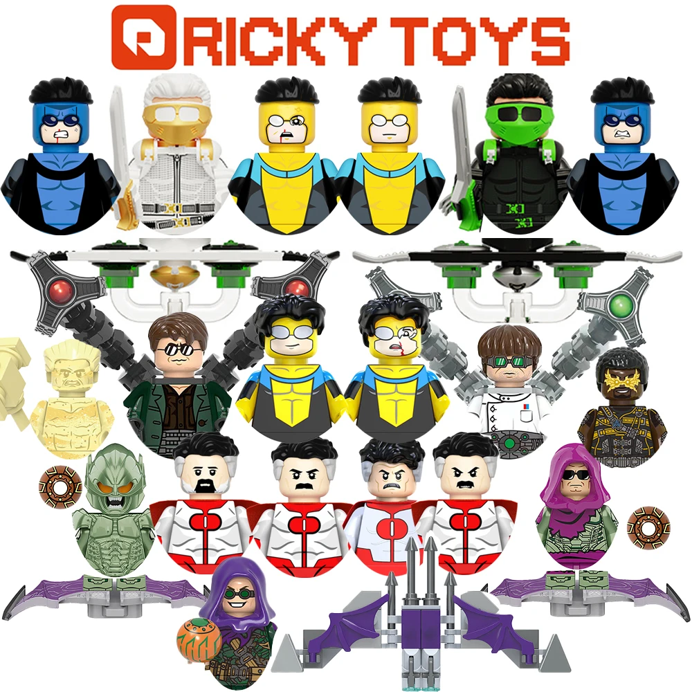 2026 Omni-Man Invincible MB1015 Legends Bausteine für Spielzeug und Geschenke Neue Mini-Actionfiguren Kinder-Bausteine für Partygeschenke