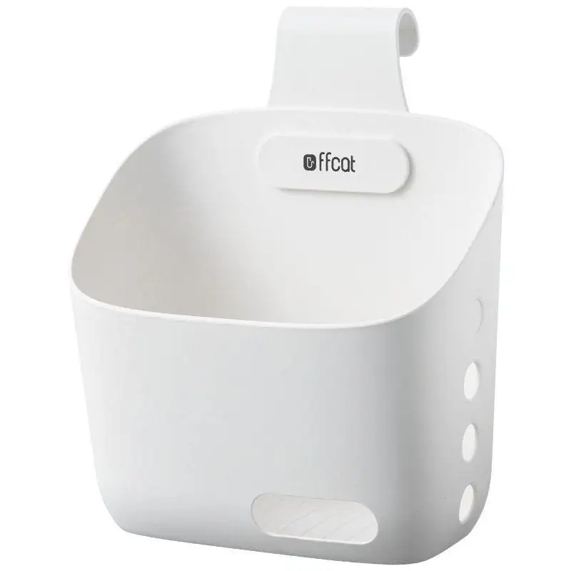 주방 벽걸이 마늘 생강 보관 바구니 다층 배수 랙 가정용 욕실 정리 바구니 플라스틱 재질