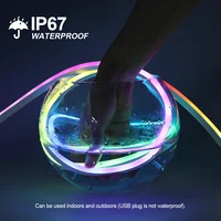 Smart RGBIC USB Neon LED Strip Lights,1M-10M, APP Control Music Sync Waterproof Dynamic Effects Neon Rope for Home Party Decor - Image 4