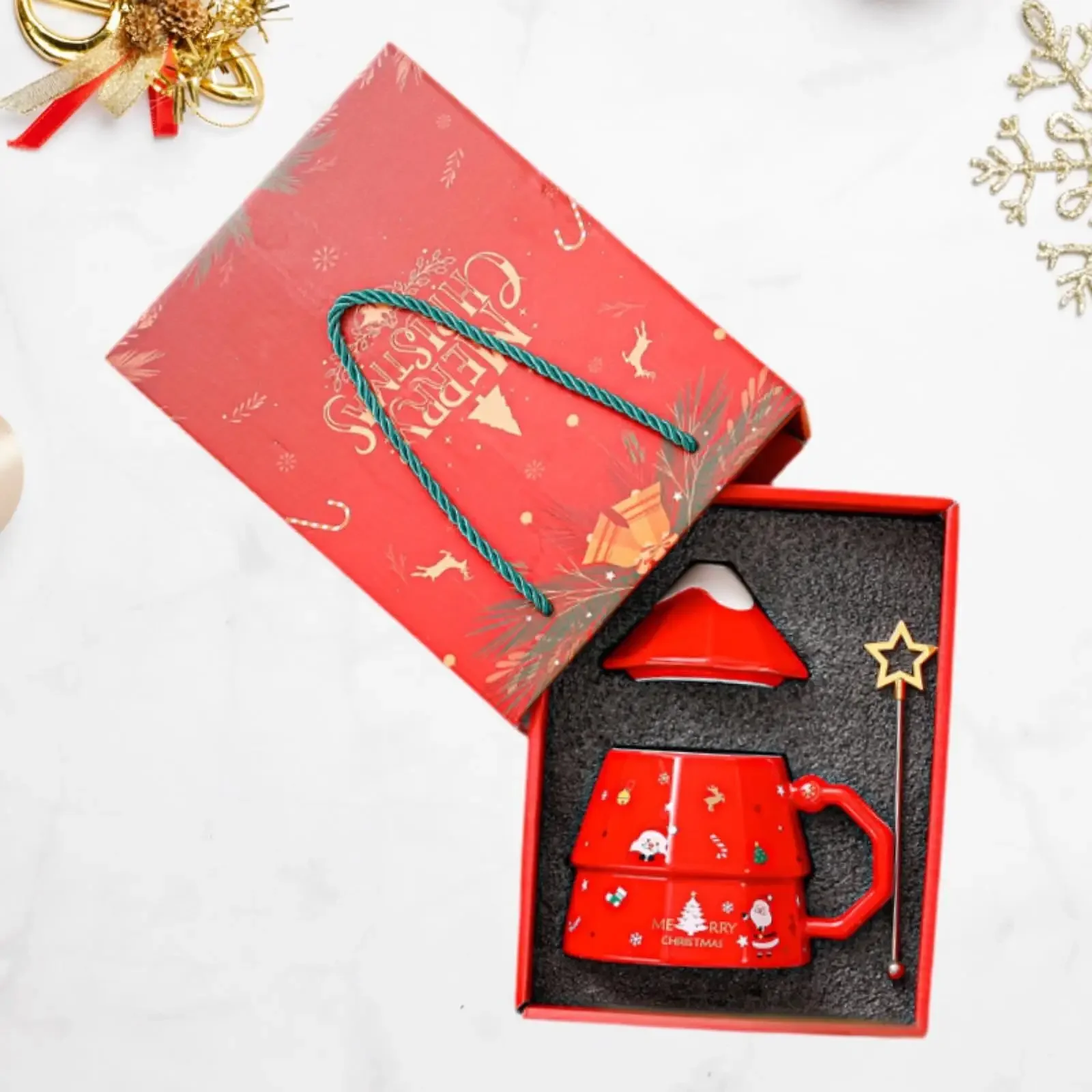 Ceramic Christmas Mug Funny Xmas Morning Cup Drinkware Christmas Tree Mug Ceramic Christmas Mug Funny Xmas Morning Cup Drinkware Christmas Tree Mug