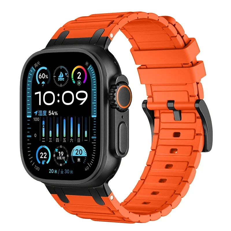 Enhanced Silicone Strap with Modified Metal Integration