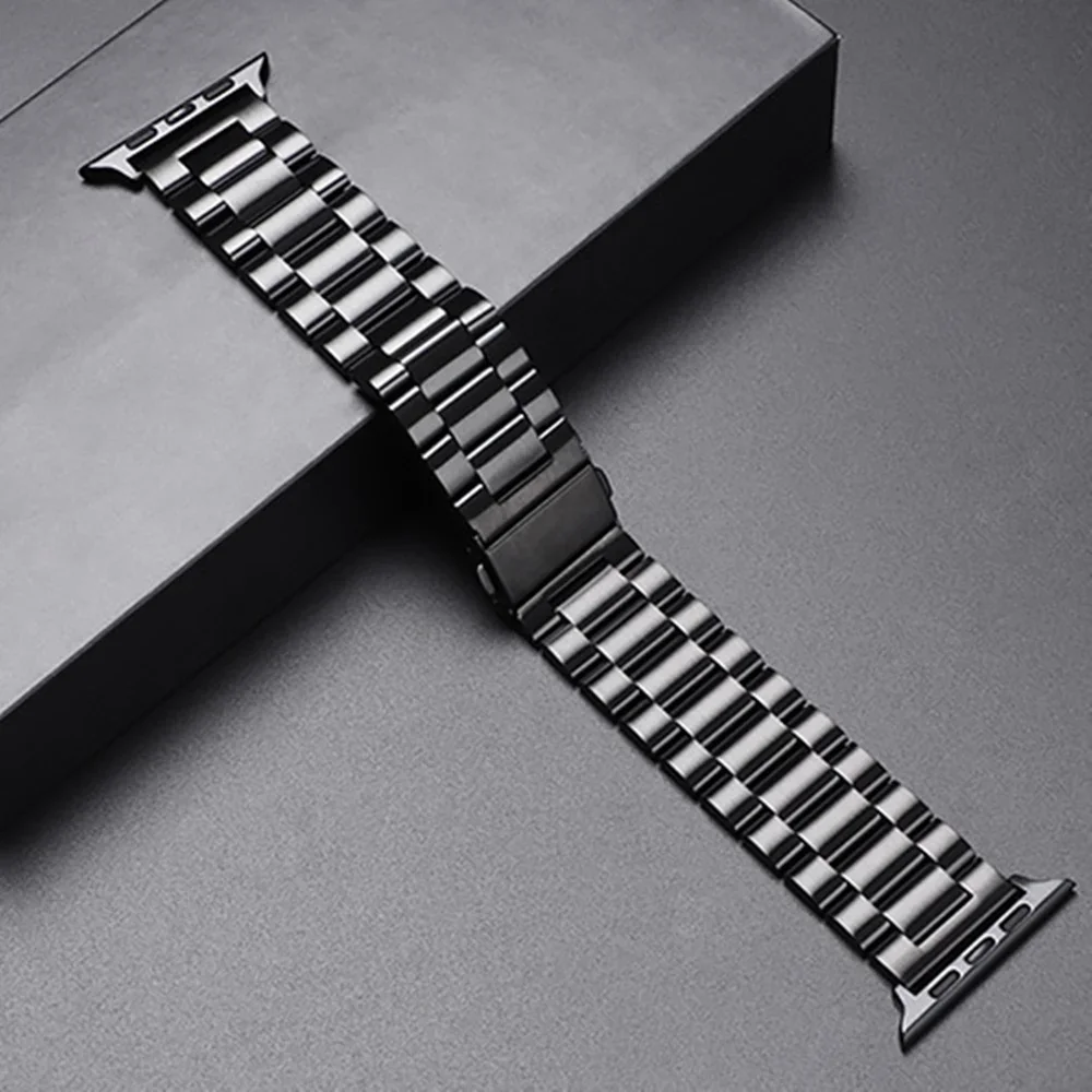Premium Stainless Steel and TPU Watch Strap with Protective Case