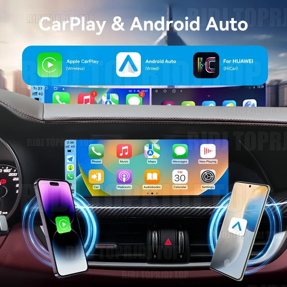 Nuovissimo 2025: Autoradio Android 14 da 10.25'' per Alfa Romeo Stelvio Giulia Ram 2015-2020 con Navigazione GPS, WIFI, DSP, 4G e Apple Carplay - Image 6