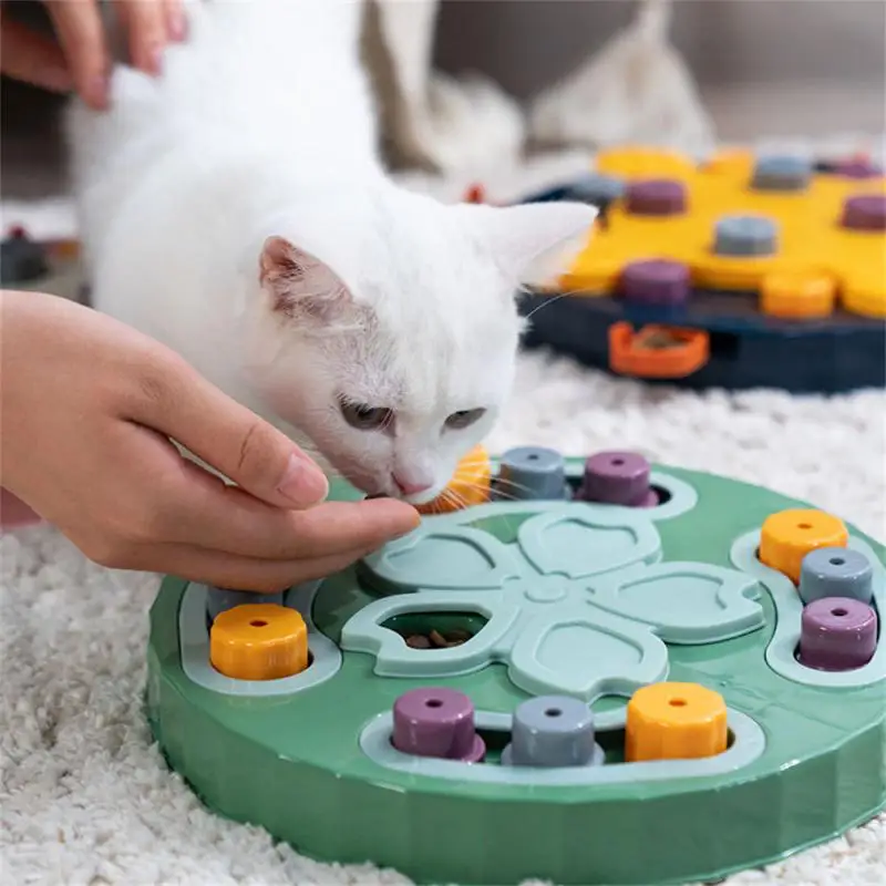 

Dog Puzzle Toys Slow Feeder Interactive Increase Puppy IQ Food Dispenser Slowly Eating NonSlip Bowl Pet Cat Dogs Training Game