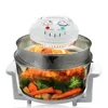 14.25" Halogen Oven Air Fryer Rotisserie Roaster Glass Bowl Multipurpose Cooking Control Auto Off See-Through Easy Clean 1