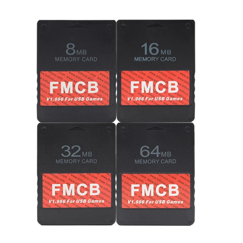 

Game Memory Card FMCB v1.966 (8MB/16MB/32MB/64MB) Free McBoot for Ps2 USB Games