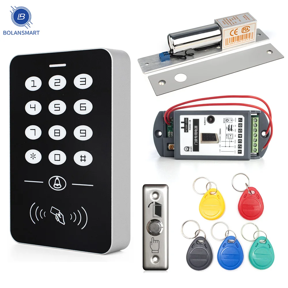 Free Shipping Rfid Access Control System Door Set+eletric Magnetic Lock ...
