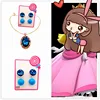 Peach Princess Accessories Crown Wand Gloves Earrings Necklace Wing Kids For Children Halloween Cosplay Costume Girls Party 3