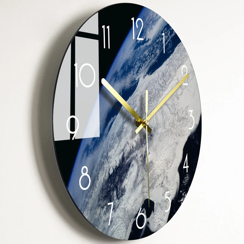 Silent Wall Clock Glass Clocks BL12  