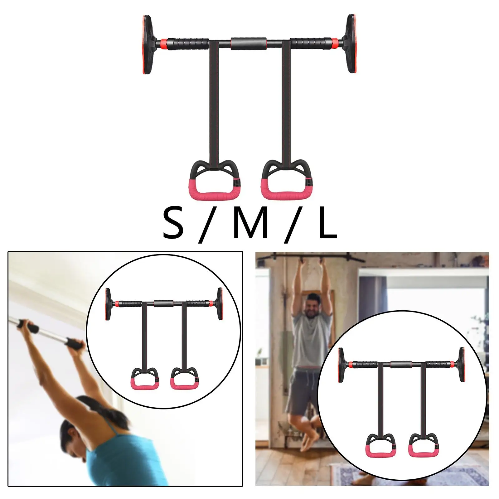 Pull up Bar for Doorway Heavy Duty Chin up Bar with Pull Rings for Children